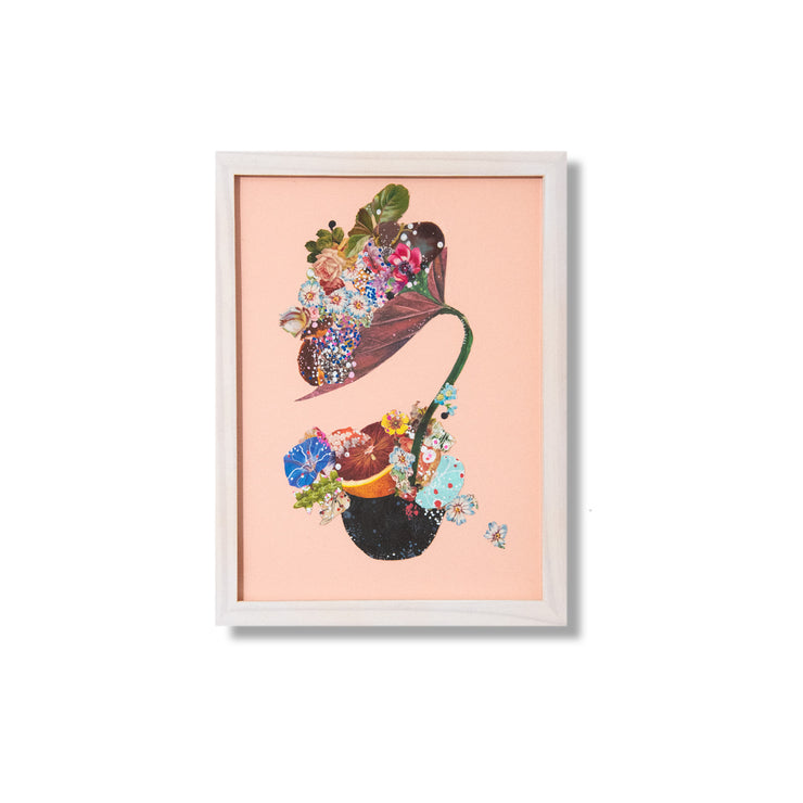"Apricot Homage To The Art of Flower Arranging on The Moon" by Jenny Brown