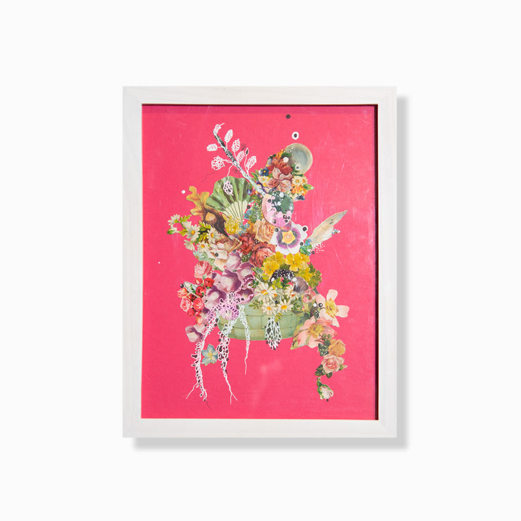"Pink Homage to the Art of Flower Arranging" by Jenny Brown